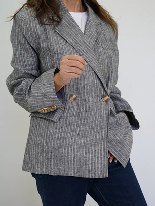 Blazer Cota Gris