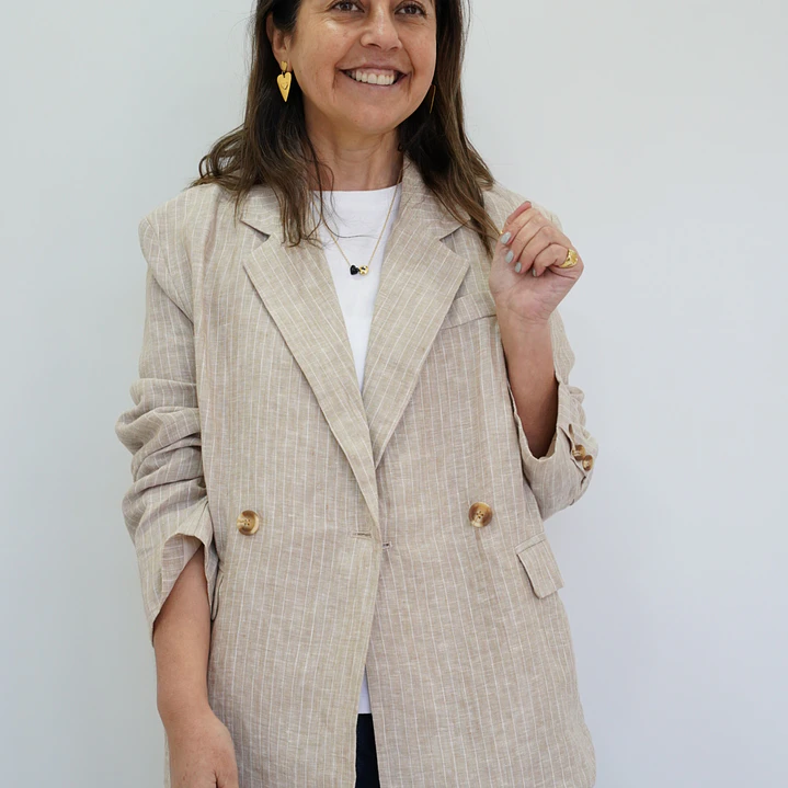 Blazer Cota Beige 3