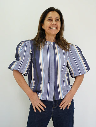Blusa Tere Azul