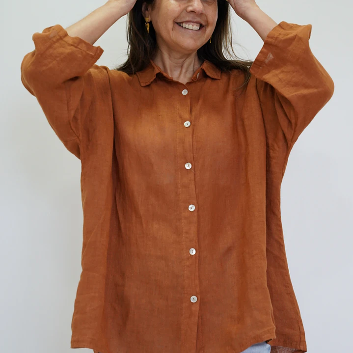 Blusa Teresita Ladrillo 1