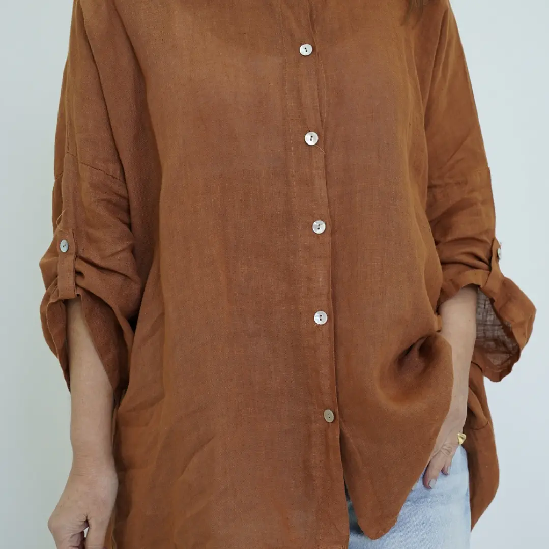 Blusa Teresita Ladrillo 2