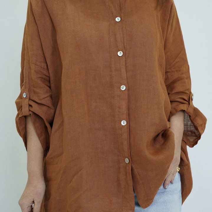 Blusa Teresita Ladrillo 2