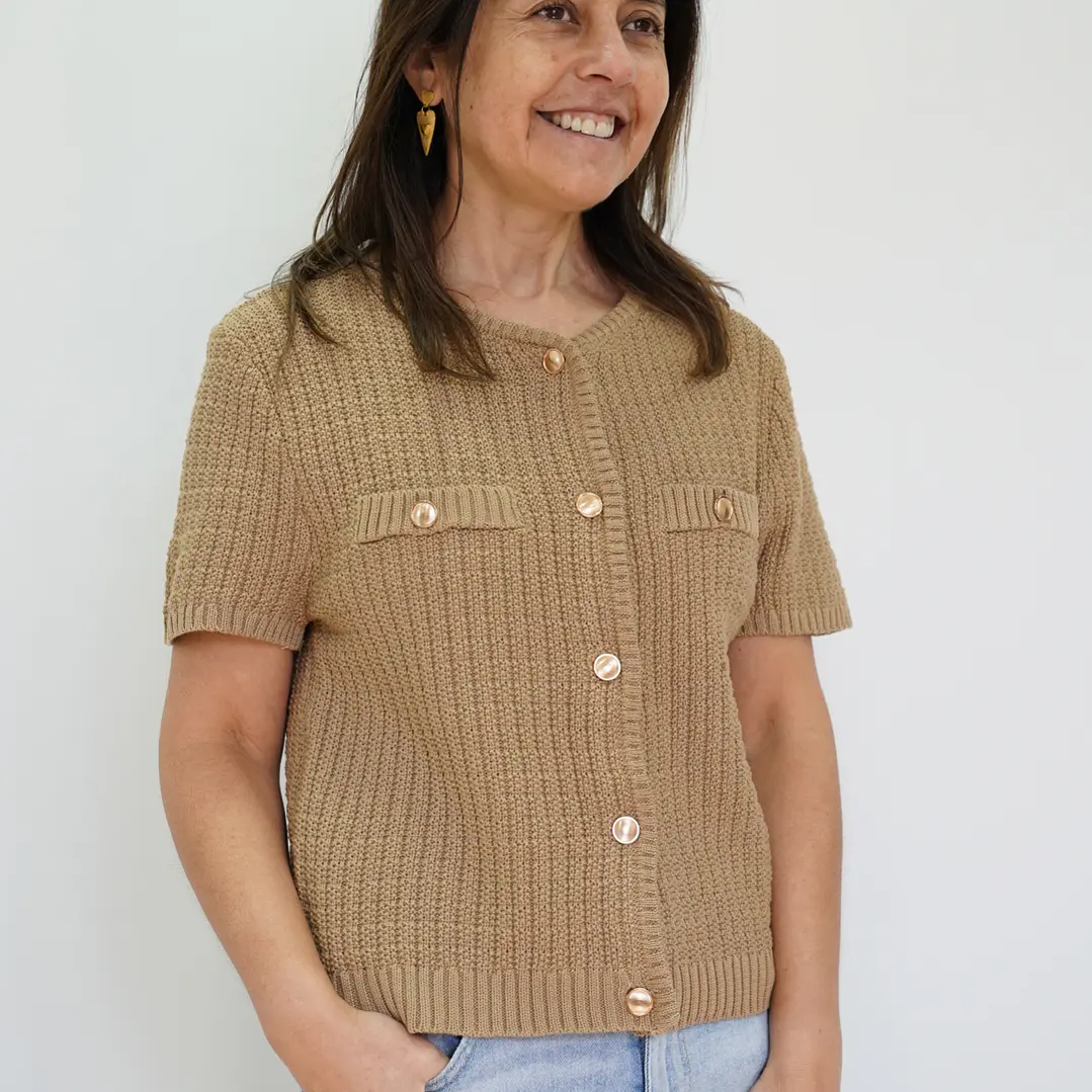 Chaqueta Alma Camel 1