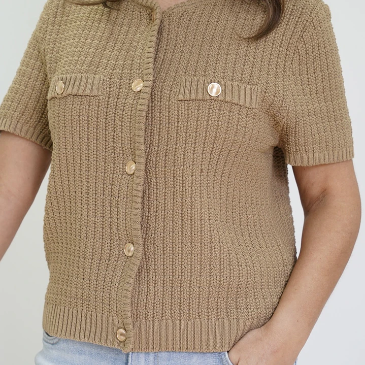 Chaqueta Alma Camel 2