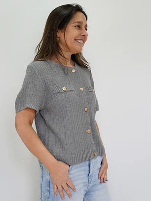 Chaleco Alma Gris