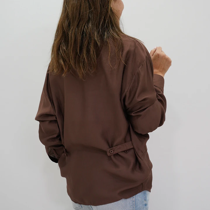 Blusa Mariel Chocolate  3