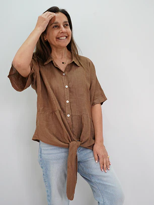 Blusa Sara Tostada