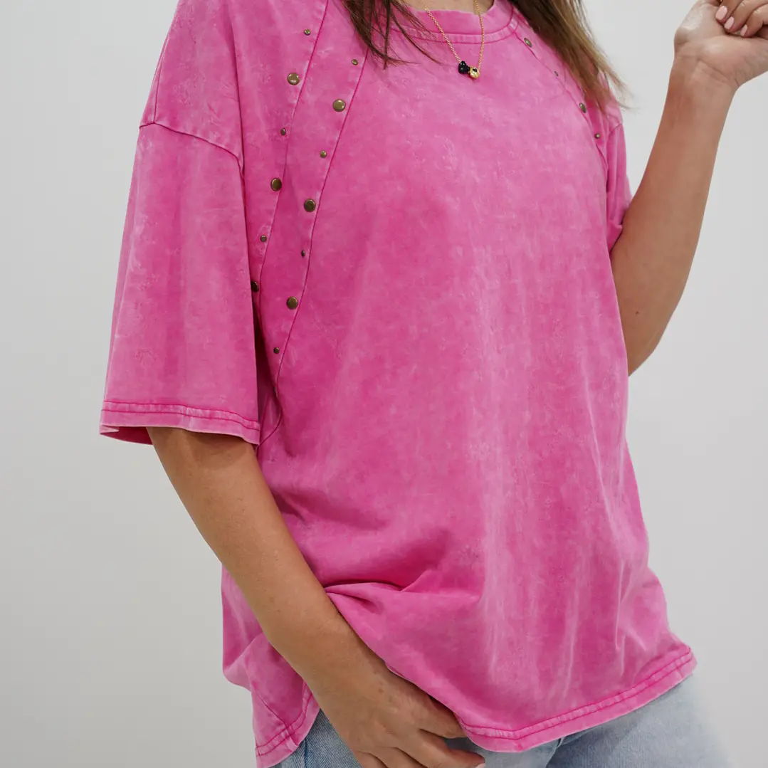 Polera Estrella Fucsia  2