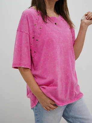 Polera Estrella Fucsia 