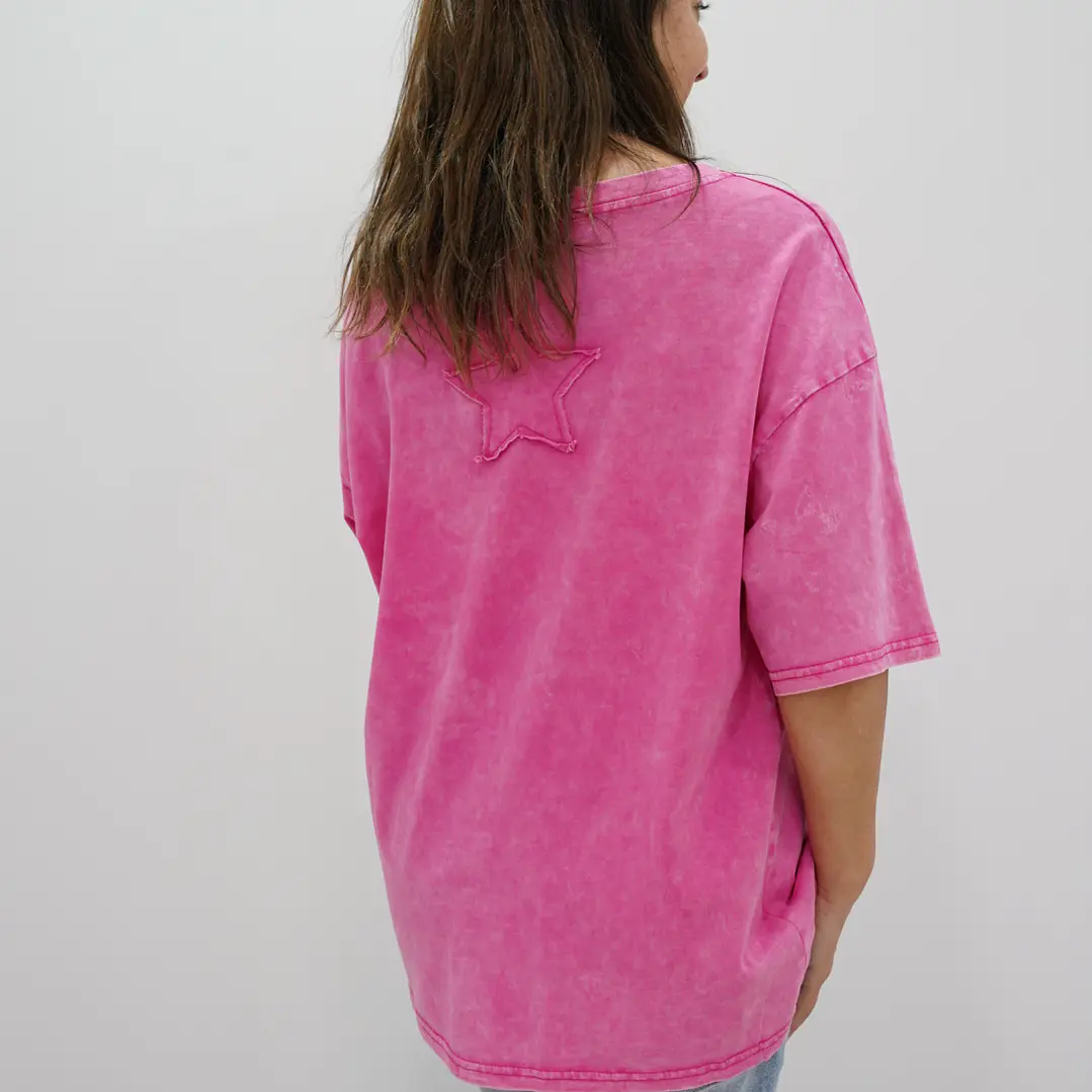 Polera Estrella Fucsia  3