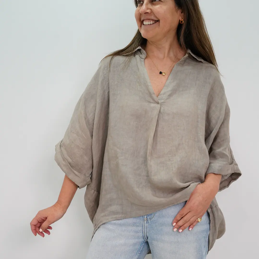 Blusa Maya Taupe 3
