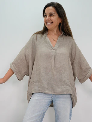 Blusa Maya Taupe