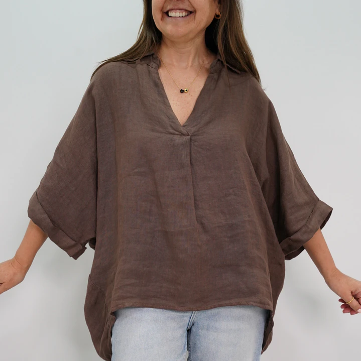 Blusa Maya Chocolate  3