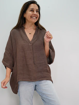 Blusa Maya Chocolate 