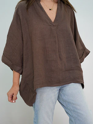 Blusa Maya Chocolate 