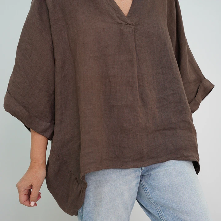 Blusa Maya Chocolate  2