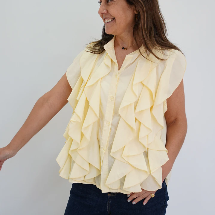Blusa Simona Amarilla  1