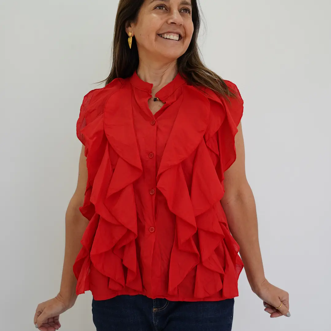 Blusa Simona Roja 3
