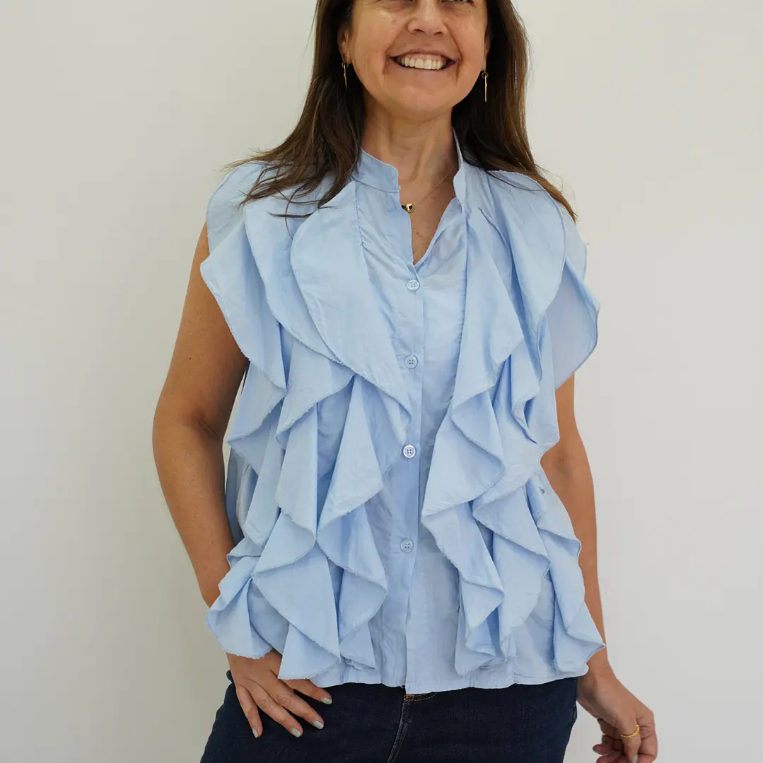 Blusa Simona Celeste 3