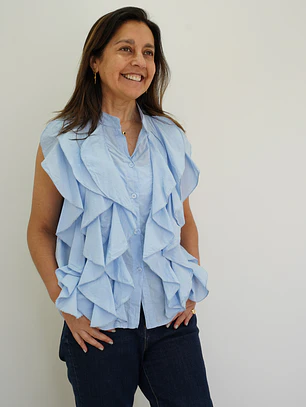 Blusa Simona Celeste