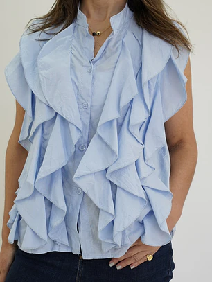 Blusa Simona Celeste