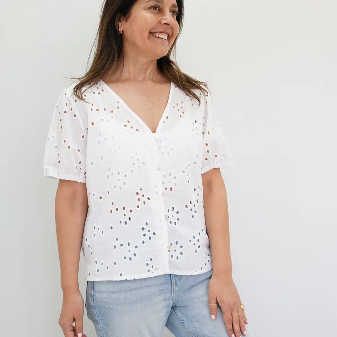 Blusa Fresia  Blanca 1