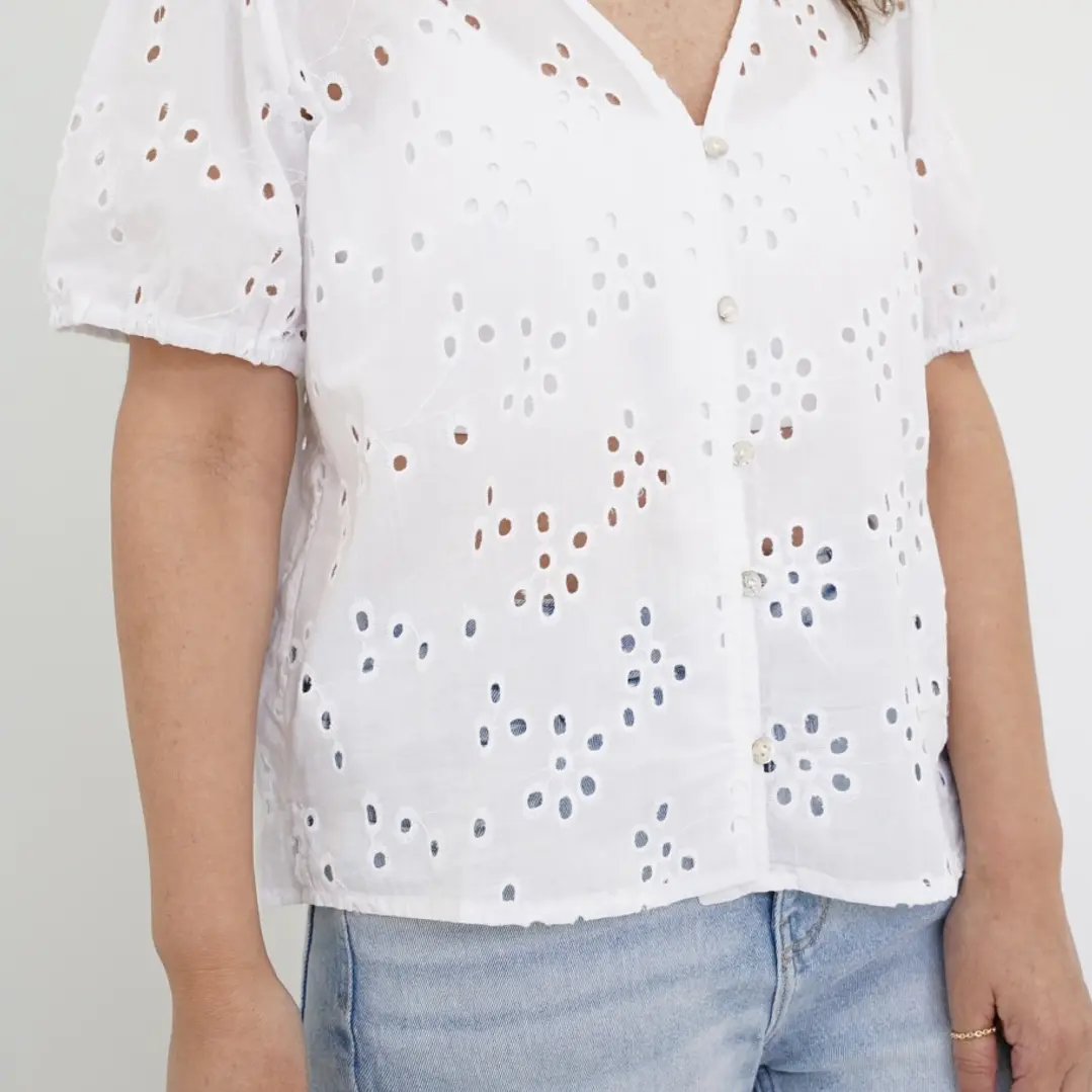 Blusa Fresia  Blanca 2