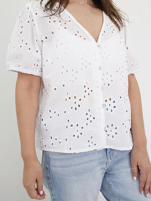 Blusa Fresia  Blanca