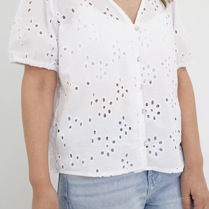 Blusa Fresia  Blanca 2