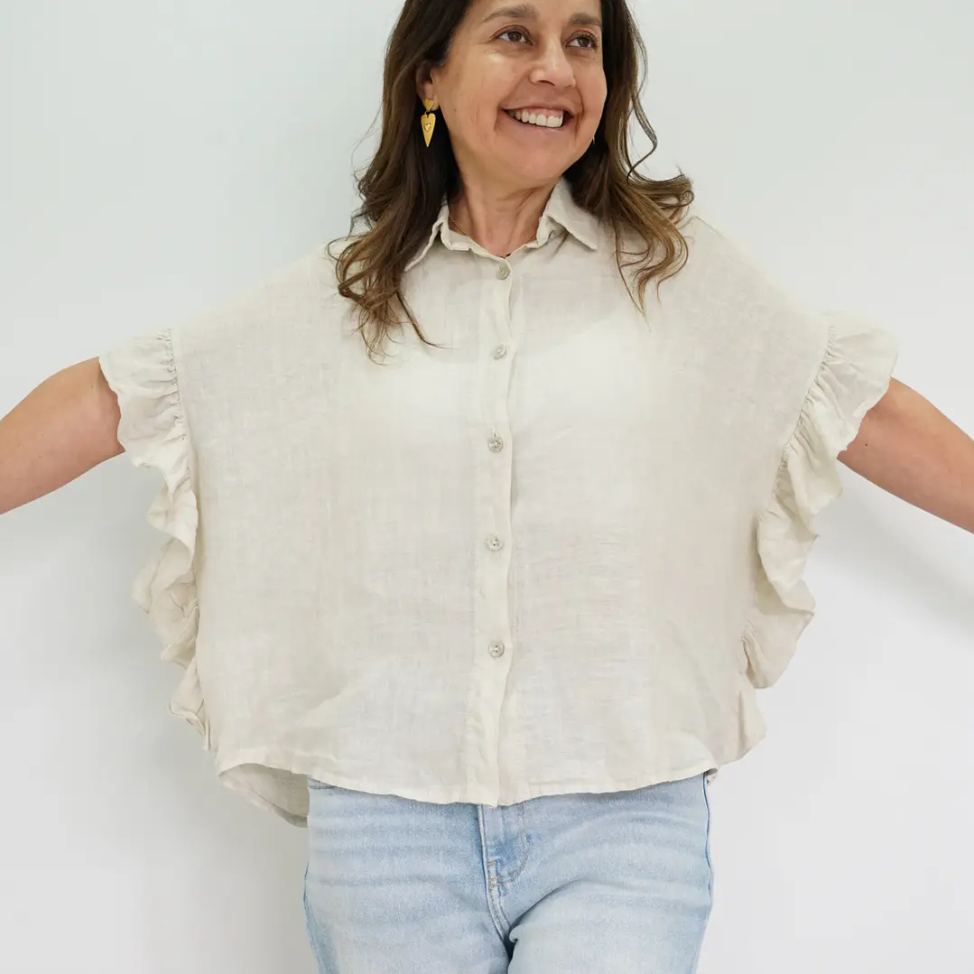 Blusa Blanca Beige 3