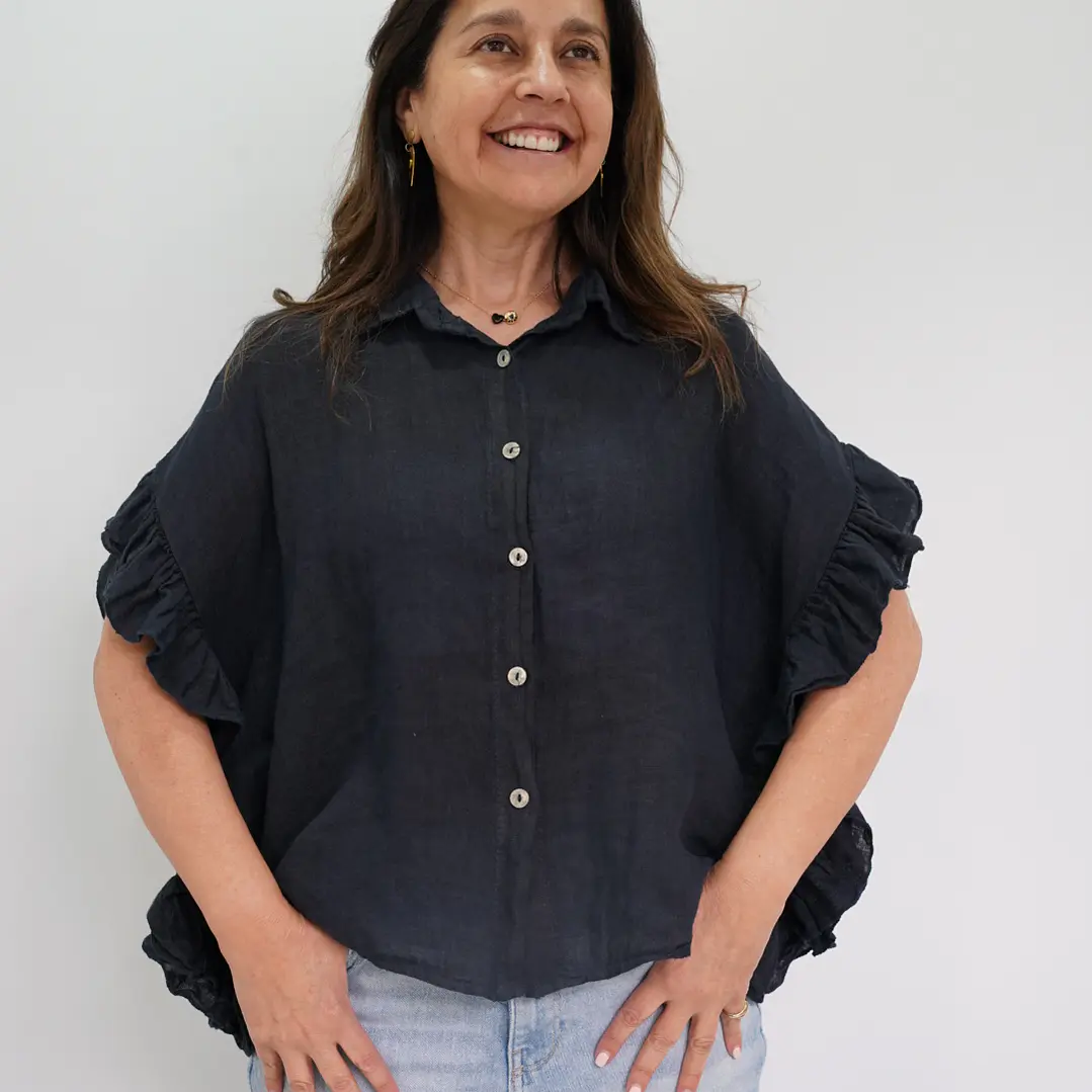 Blusa Blanca Azul 3