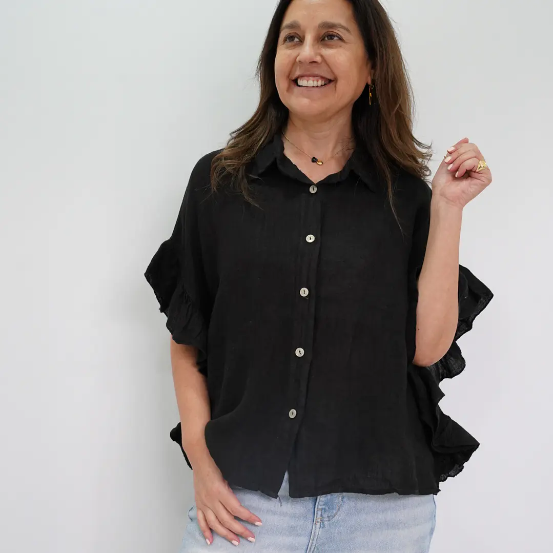 Blusa Blanca Negra 1
