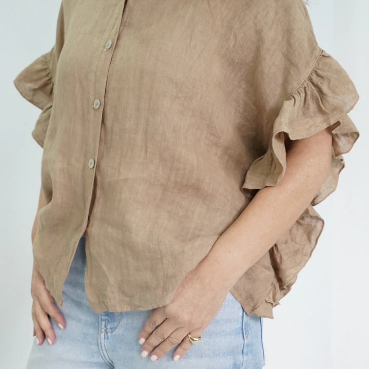 Blusa Blanca Camel 2