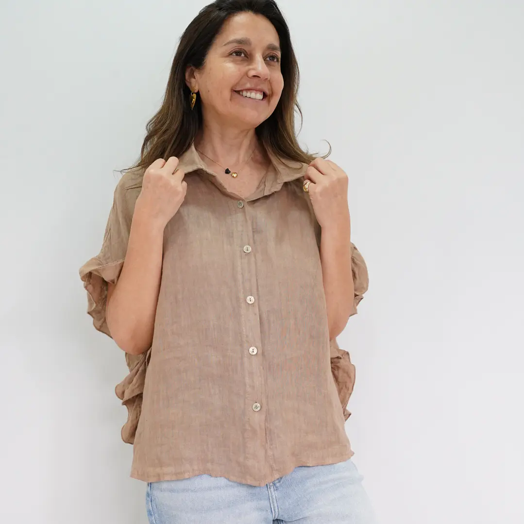 Blusa Blanca Camel 1