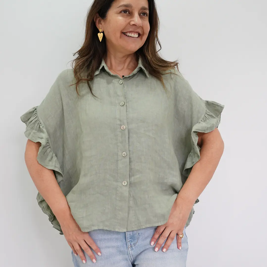 Blusa Blanca Verde 3