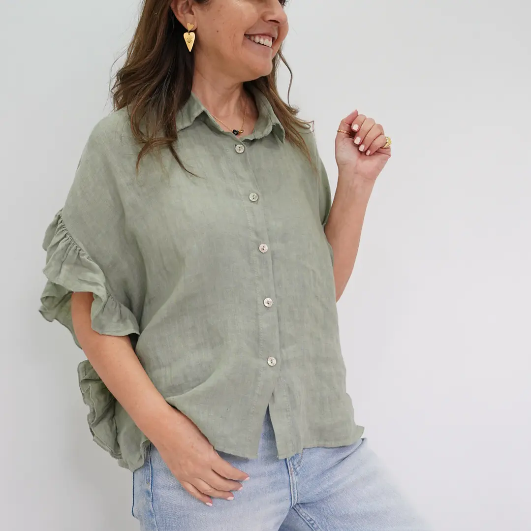 Blusa Blanca Verde 1