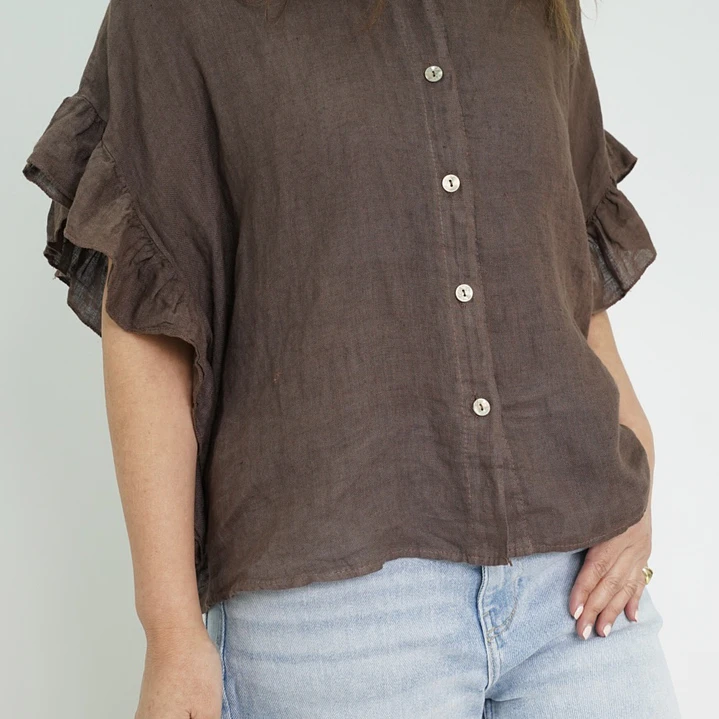 Blusa Blanca Chocolate  2