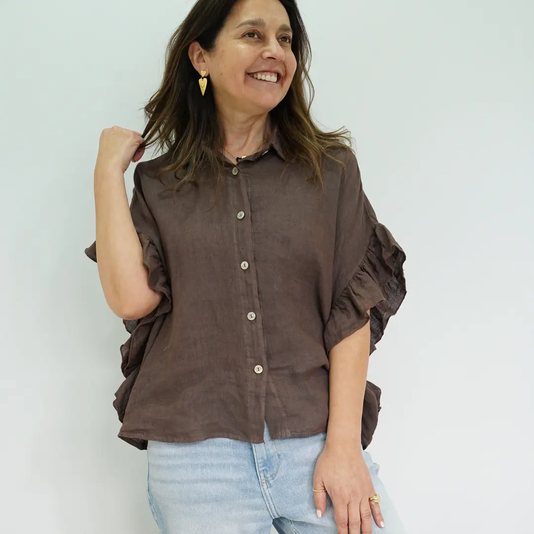 Blusa Blanca Chocolate  1