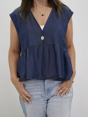 Blusa Javiera Azul