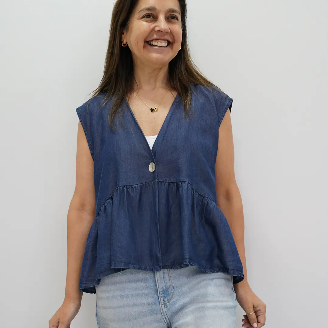 Blusa Javiera Azul 1