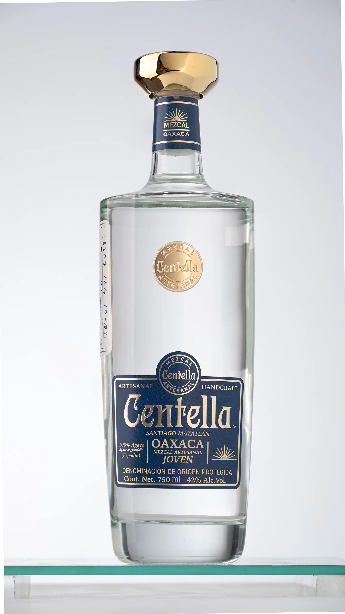 MEZCAL CENTELLA ARTESANAL ESPADIN 100% AGAVE 1