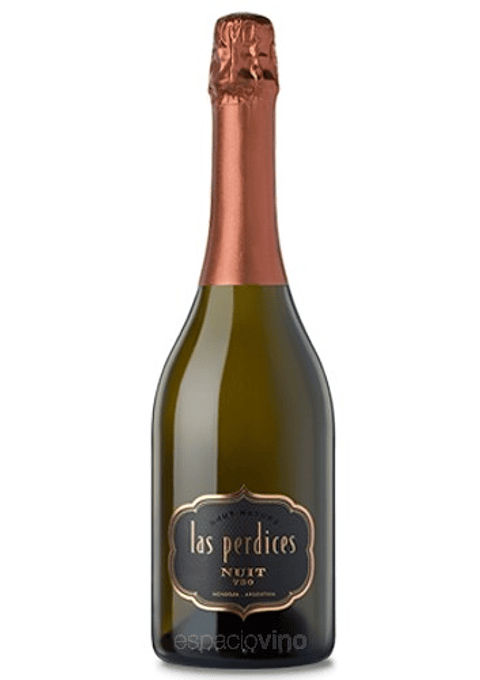 LAS PERDICES ESPUMANTE CHAMPENOISE BRUT NATURE NUIT 730. 3X750
