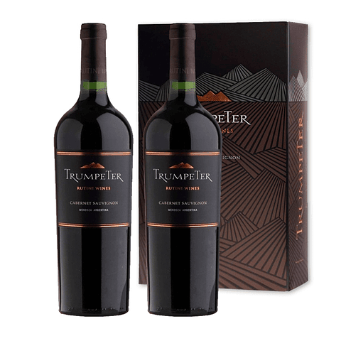 TRUMPETER CLASICO Cabernet Sauvignon ESTUCHE X2