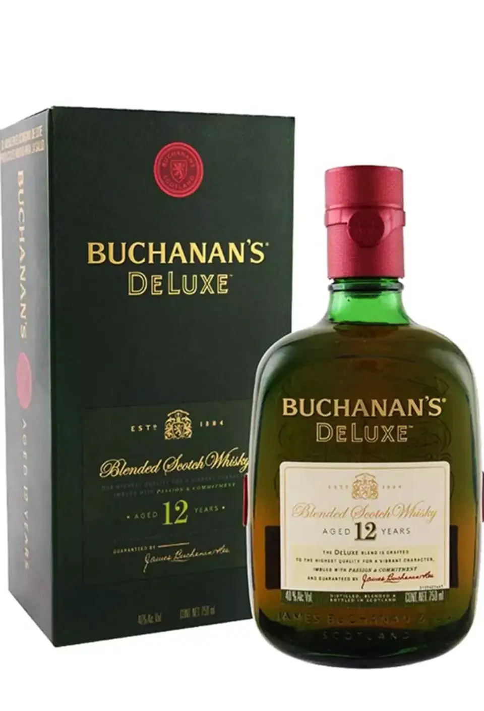 BUCHANAN'S DELUXE  12 AÑOS 75cl 1
