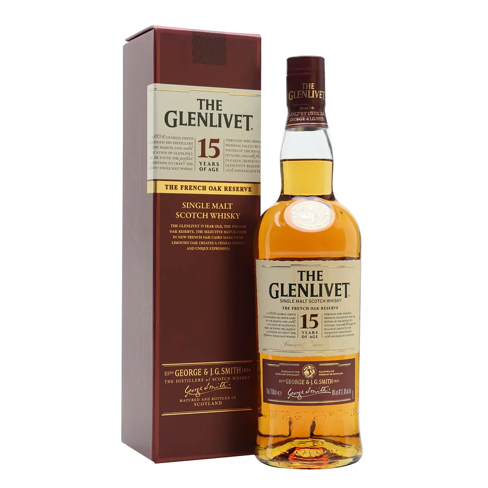 THE GLENLIVET  15 AÑOS 70cl 1