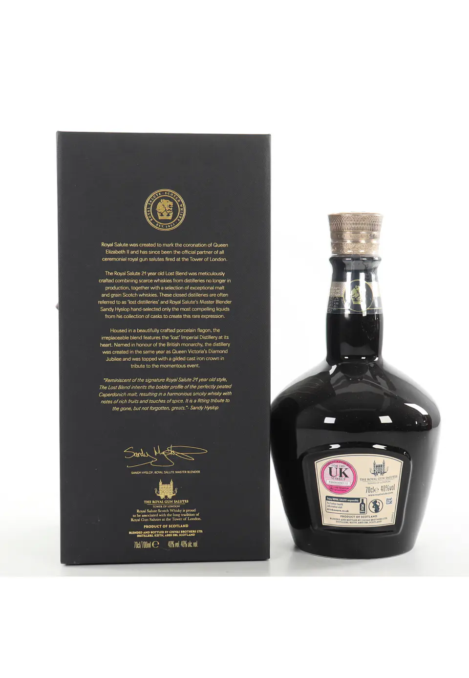 CHIVAS · ROYAL SALUTE 21YO · THE LOST BLEND · 3