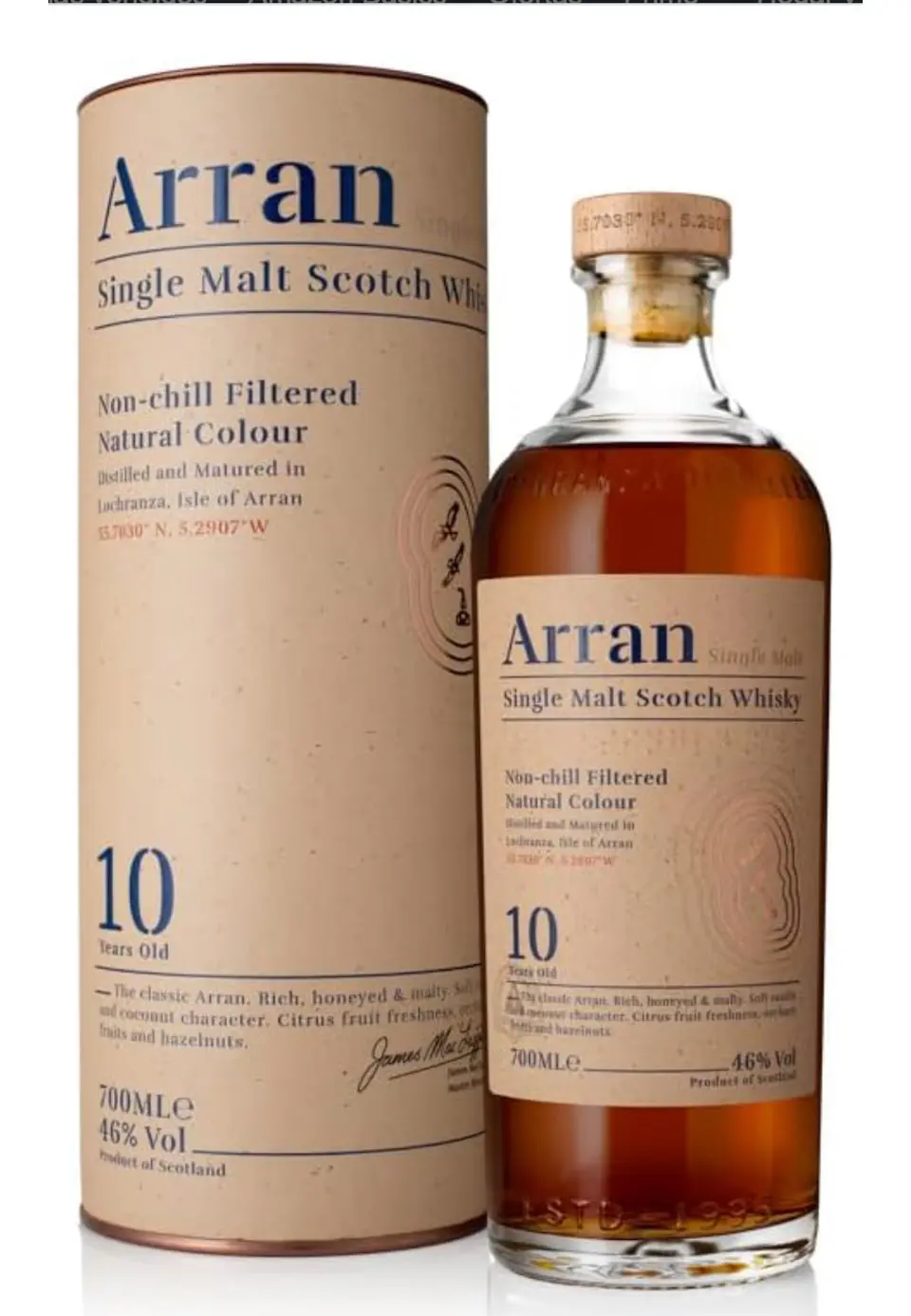 ARRAN SINGLE MALT 10 YEARS 70CL 1