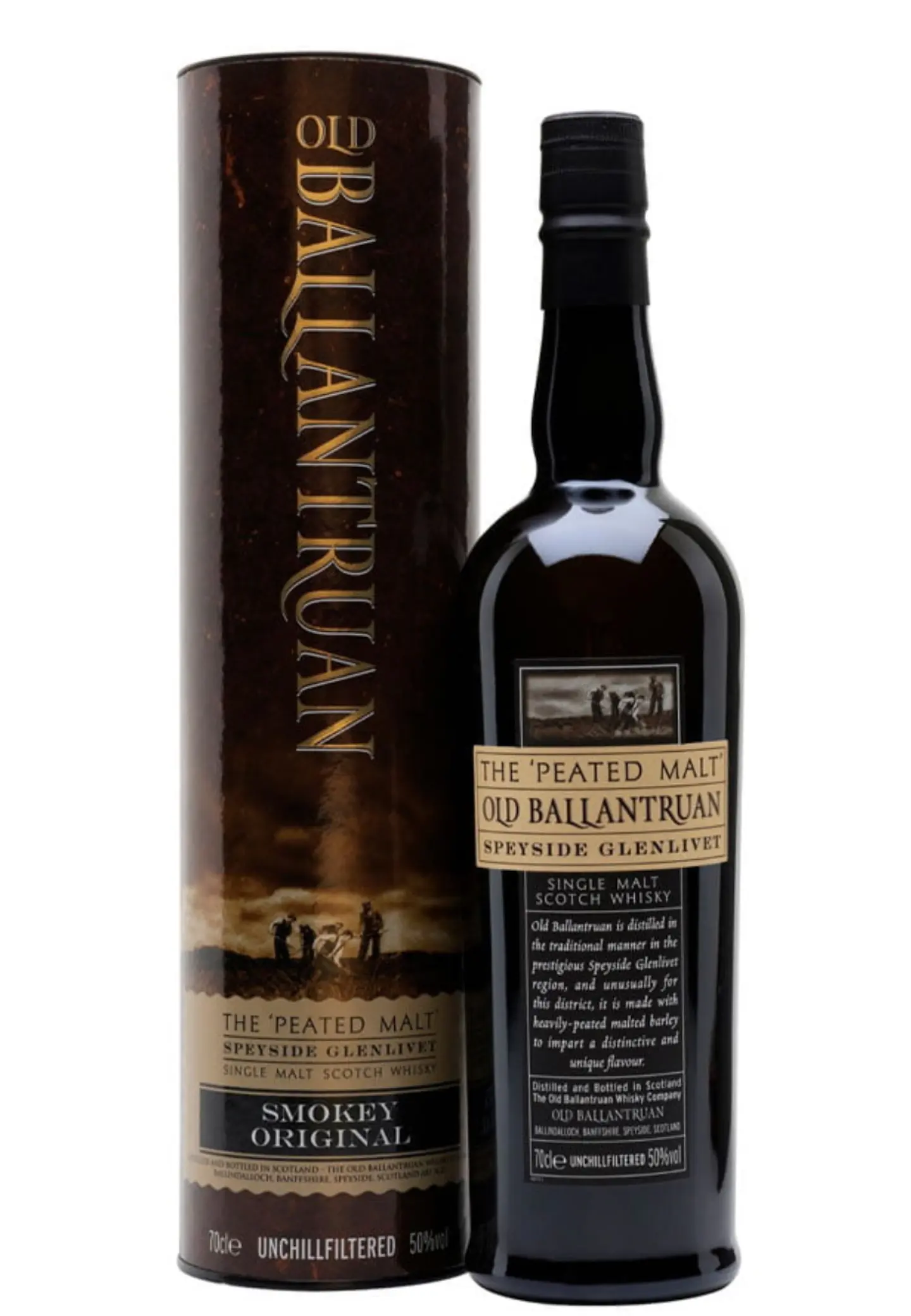 OLD BALLANTRUAN SMOKEY ORIGINAL 70CL 1