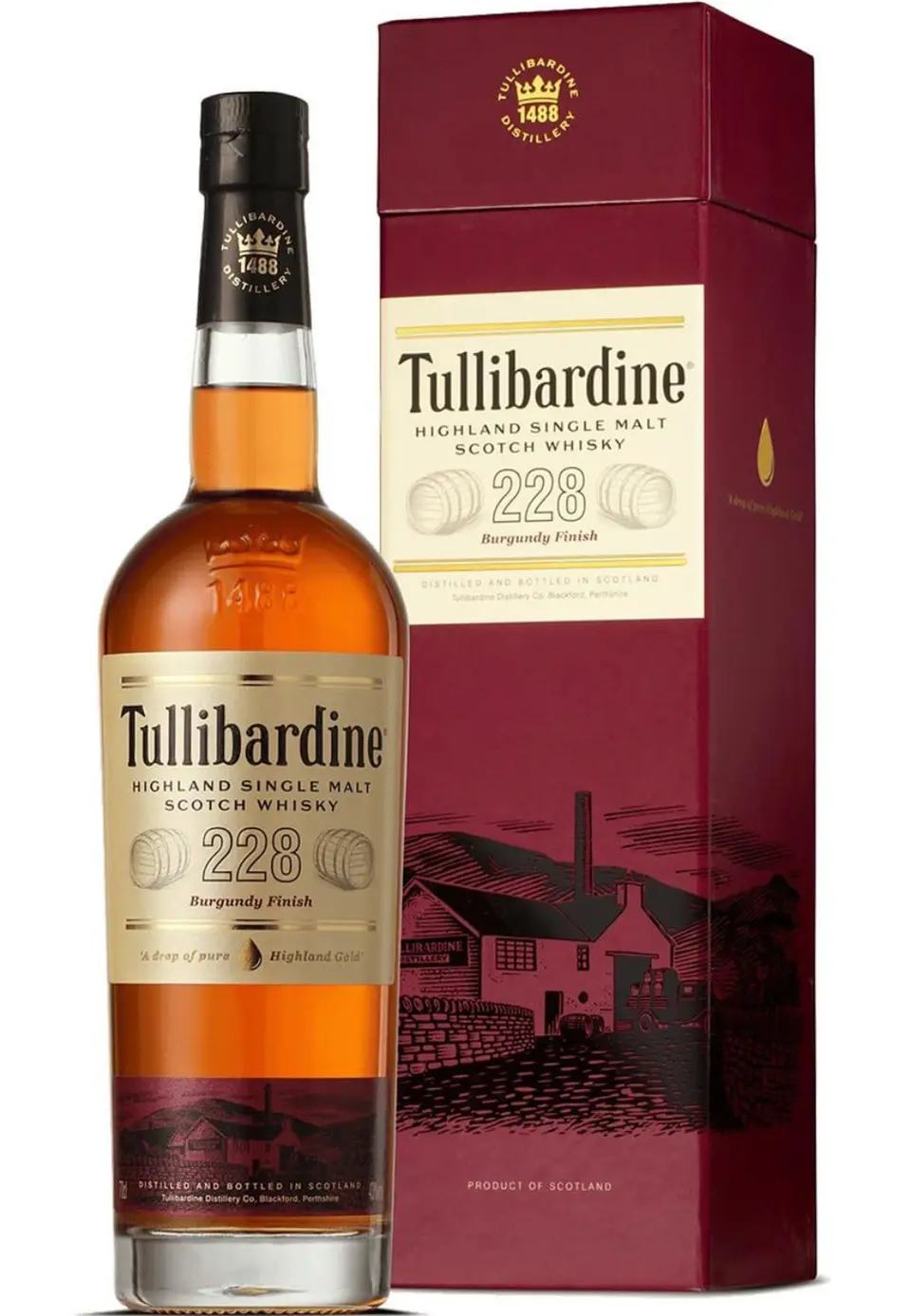 TULLIBARDINE 228 Burgundy Cask Finish 70CL 1