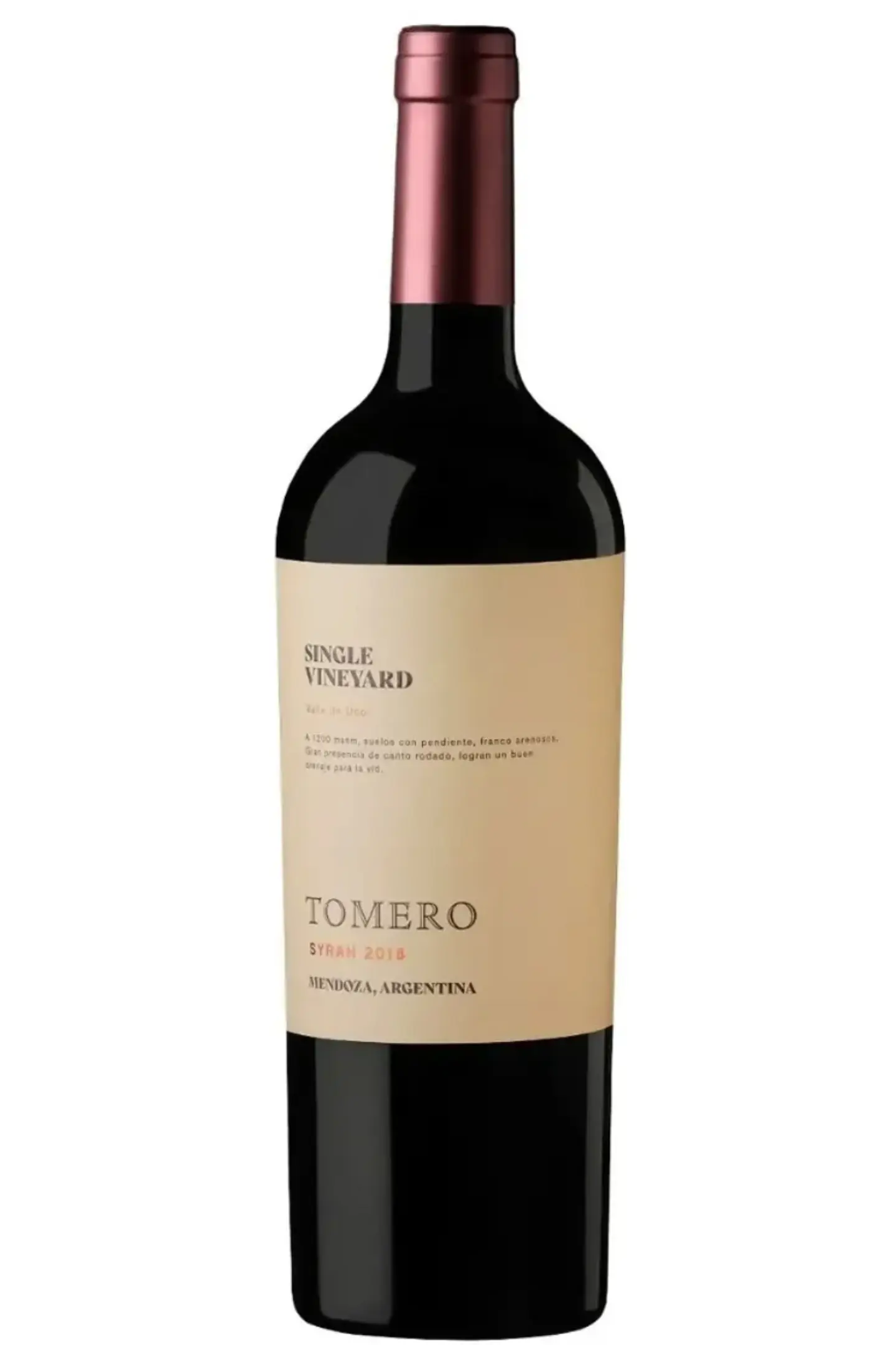 TOMERO Single Vineyard Syrah 2019 1
